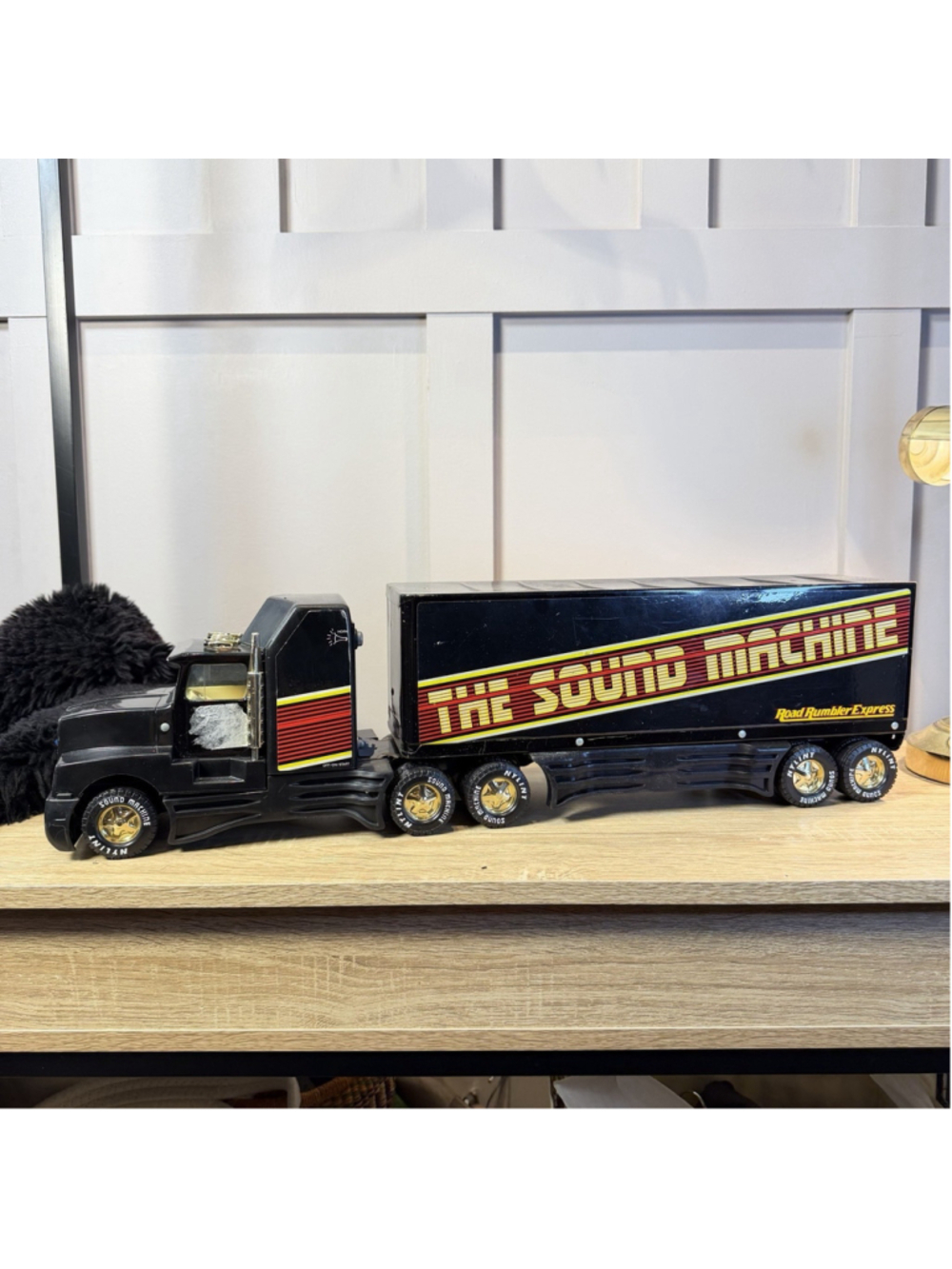 VTG 1989 Nylint The Sound Machine Road Rumbler Pressed Steel Semi Truck works